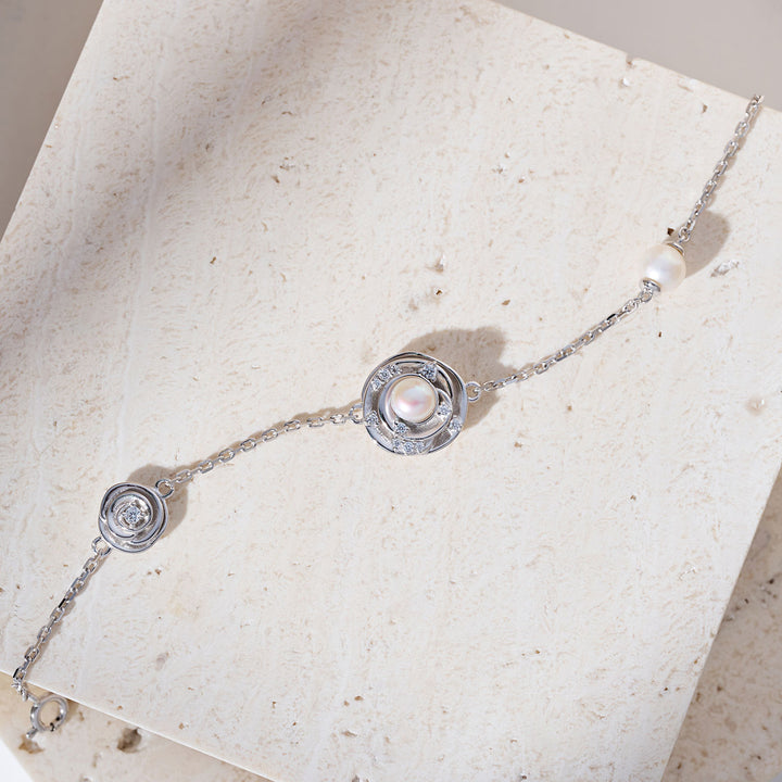 Braccialetti di Perle d'Acqua Dolce di Alta Qualità WB00311 | ROSE