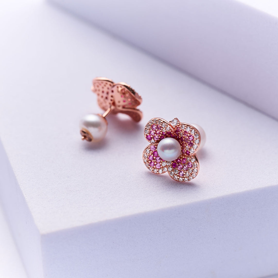 Top Grade Freshwater Pearl Earrings WE00941 | BLOOM