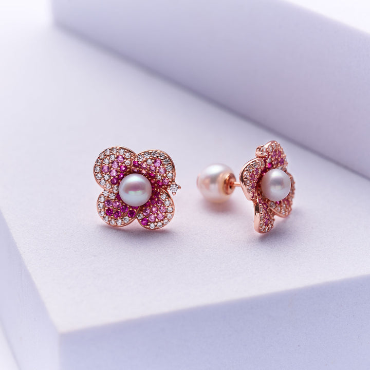 Top Grade Freshwater Pearl Earrings WE00941 | BLOOM