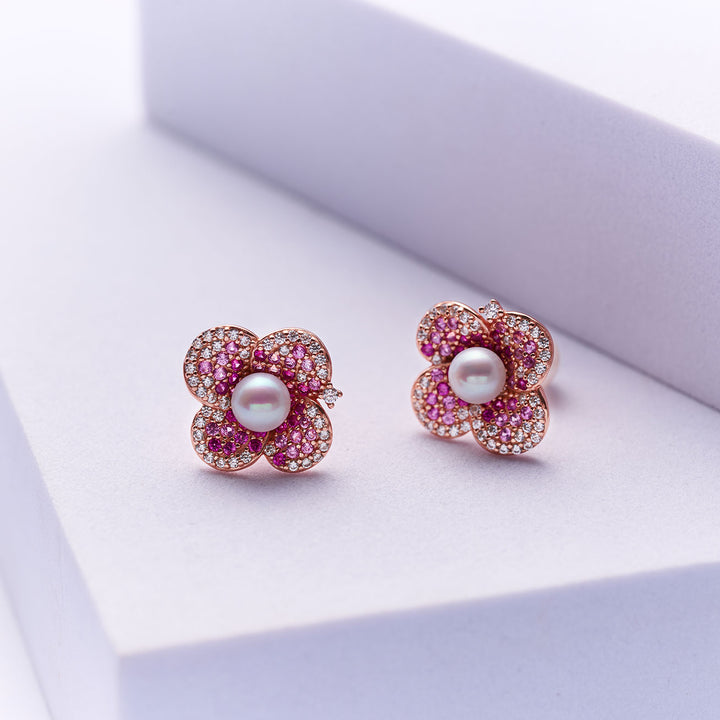 Top Grade Freshwater Pearl Earrings WE00941 | BLOOM