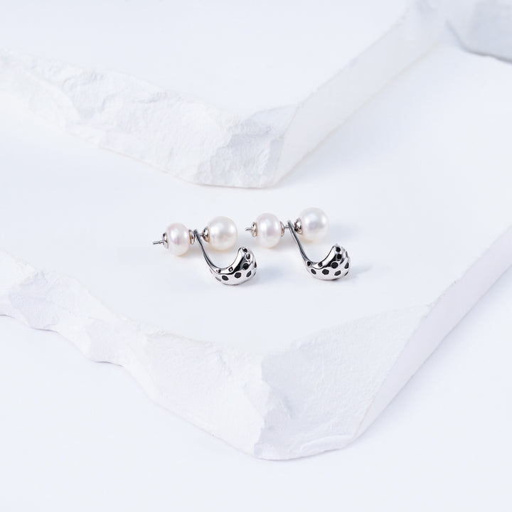 Top Grade Freshwater Pearl Necklace & Earrings Set WS00132 | SAFARI - PEARLY LUSTRE