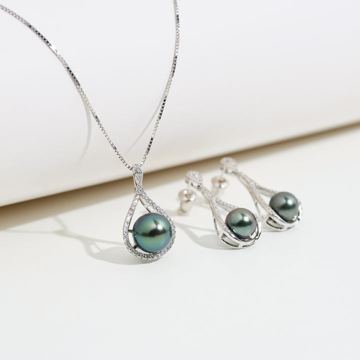 Orecchini di perle di Tahiti WE00783