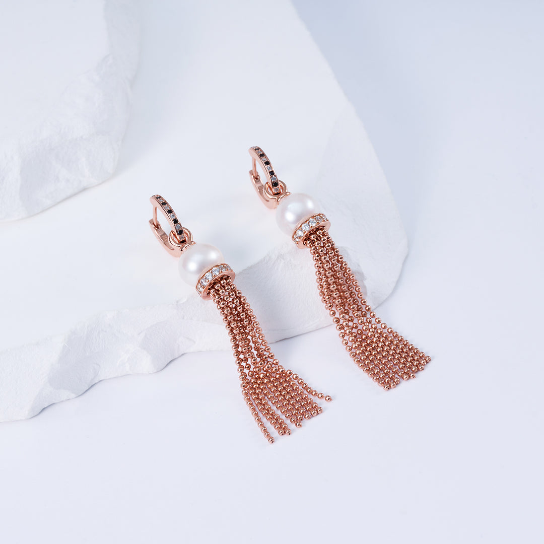 Top Lustre Freshwater Pearl Earrings WE00699 | SAFARI - PEARLY LUSTRE