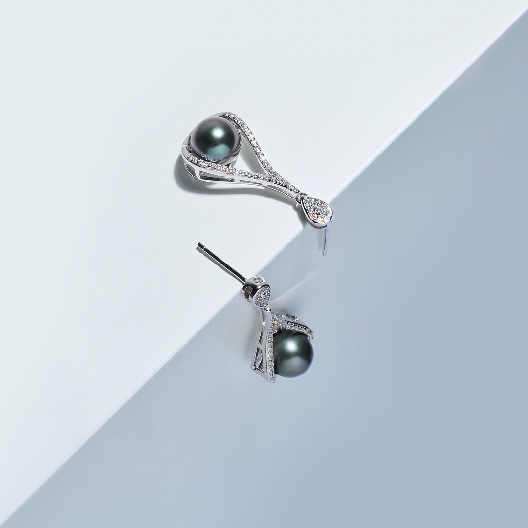 Orecchini di perle di Tahiti WE00783