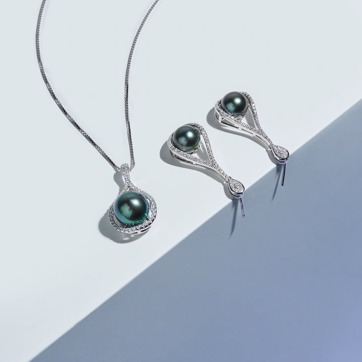 Orecchini di perle di Tahiti WE00783