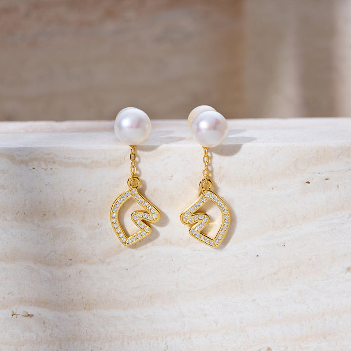 Top Grade Freshwater Pearl Earring WE00979 | HORSE