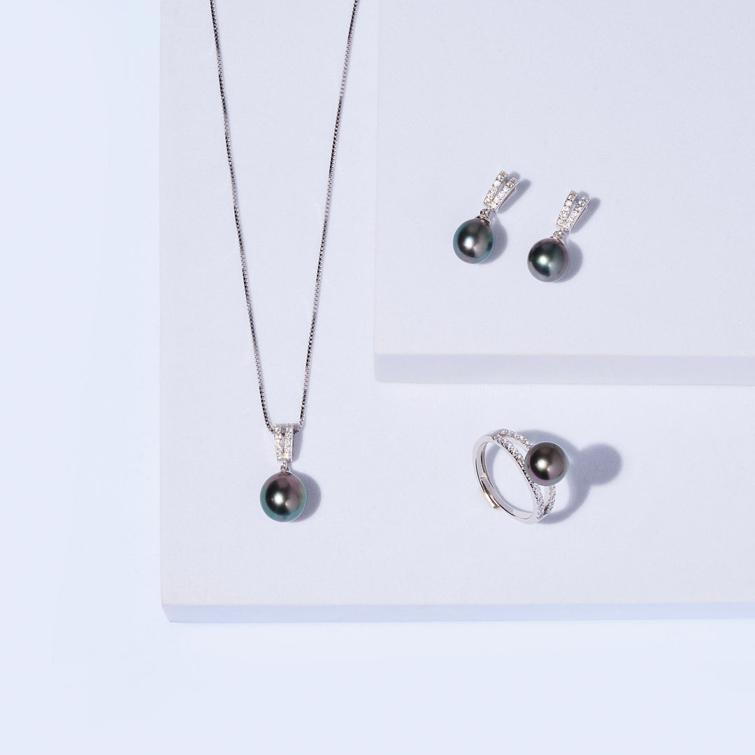 New Yorker 大溪地珍珠套装 WS00124