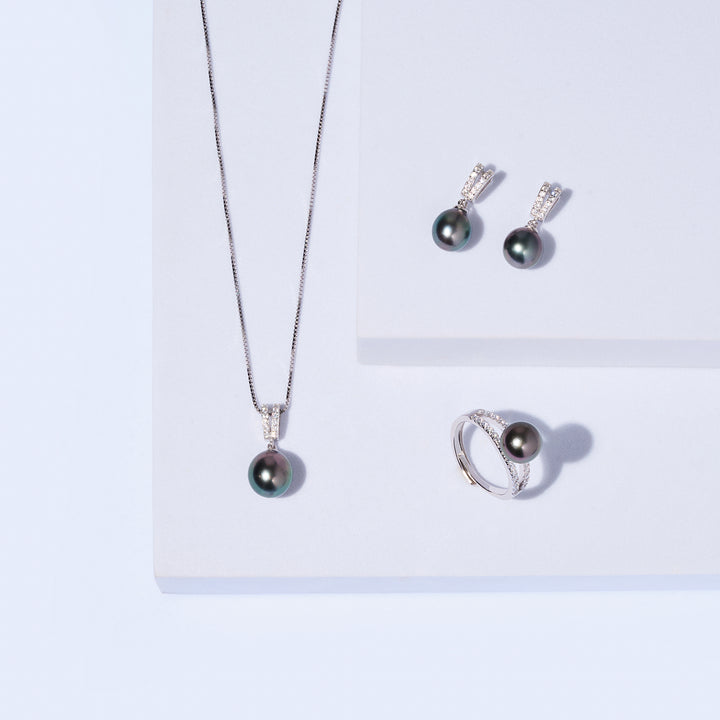 New Yorker 大溪地珍珠套装 WS00124