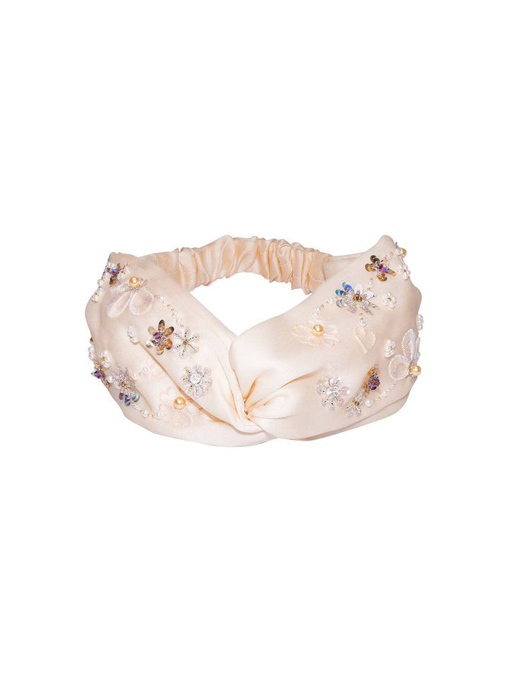 Passion for Life French Embroidery Freshwater Pearl Hairwear HW00012