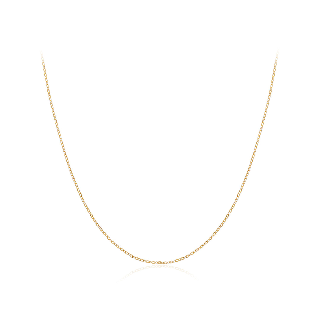 18K Solid Gold Chain KA00010 - PEARLY LUSTRE