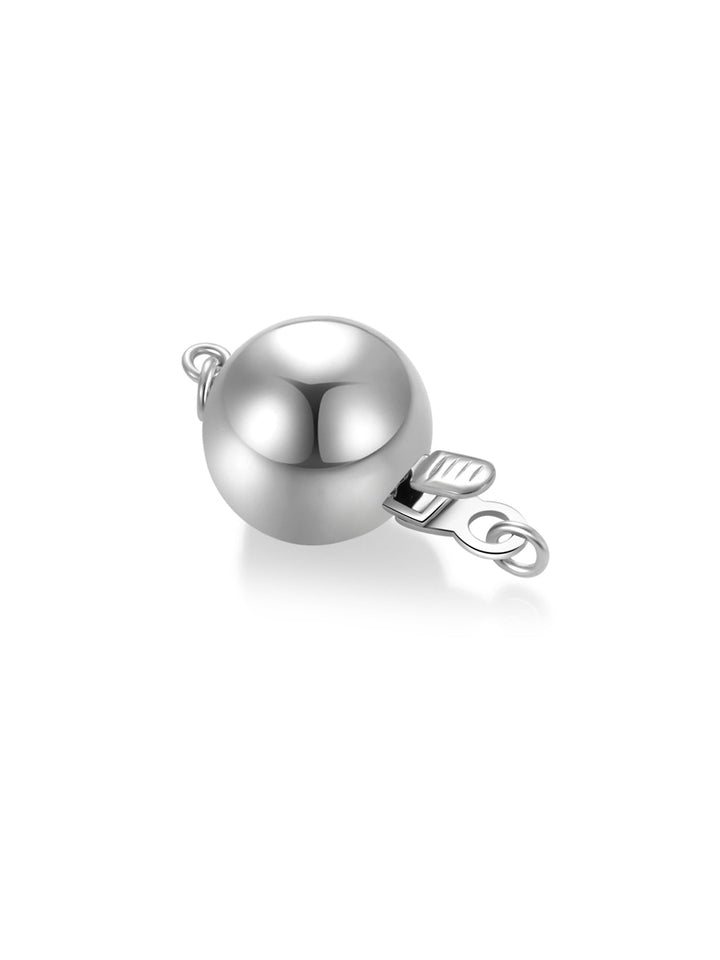 18K ذهب صلب لمعة لؤلؤية مشابك 8mm KA00014