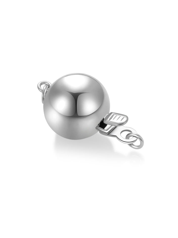 Fermoirs en or massif 18K avec lustre perlé de 10 mm KA00015