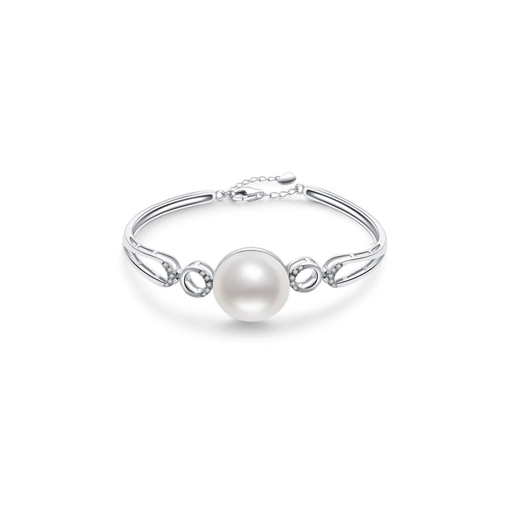 18K Diamond Mabe Pearl Bracelet KB00024 | Si Dian Jin - PEARLY LUSTRE
