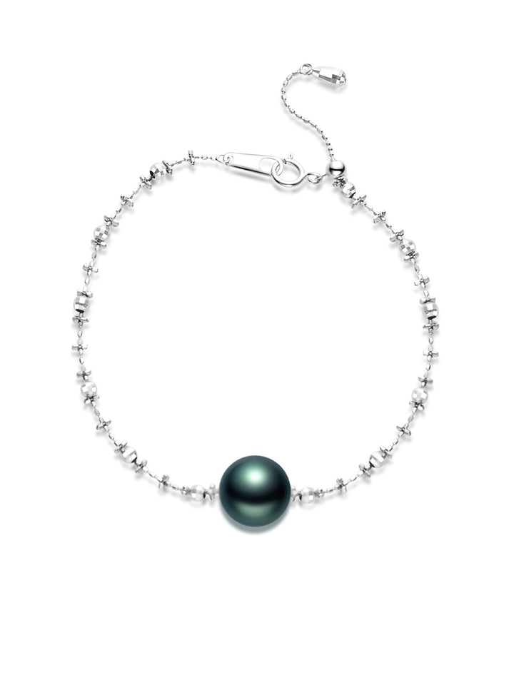 Bracciale con perle di Tahiti in oro massiccio 18 carati KB00039