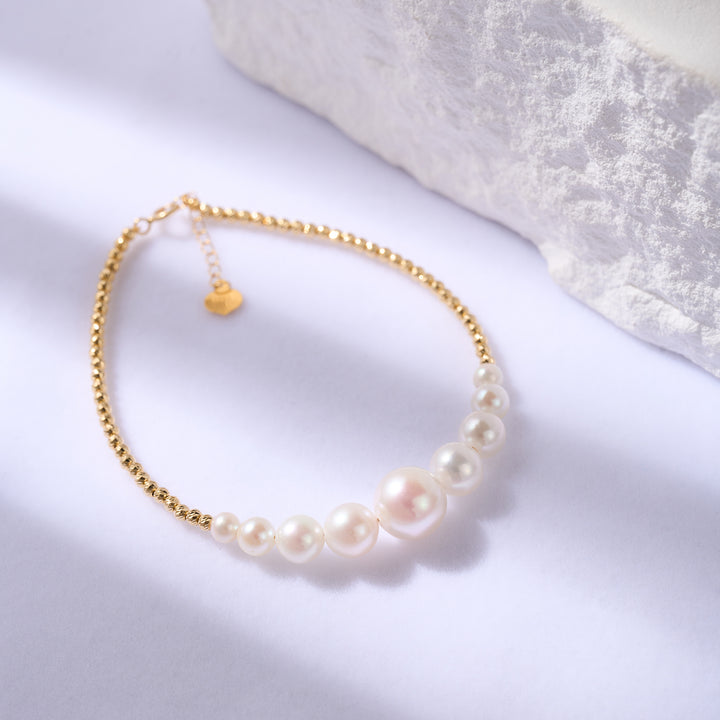 Gelang Mutiara Akoya Emas Pepejal 18K KB00044