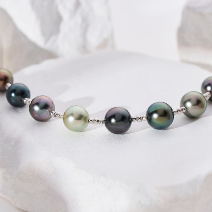 Bracelet en perle tahitienne en or massif 18K KB00063