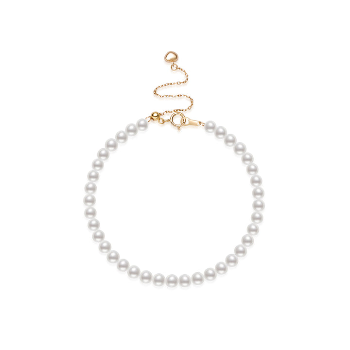 18K 純金 Akoya 珍珠手鍊 KB00071