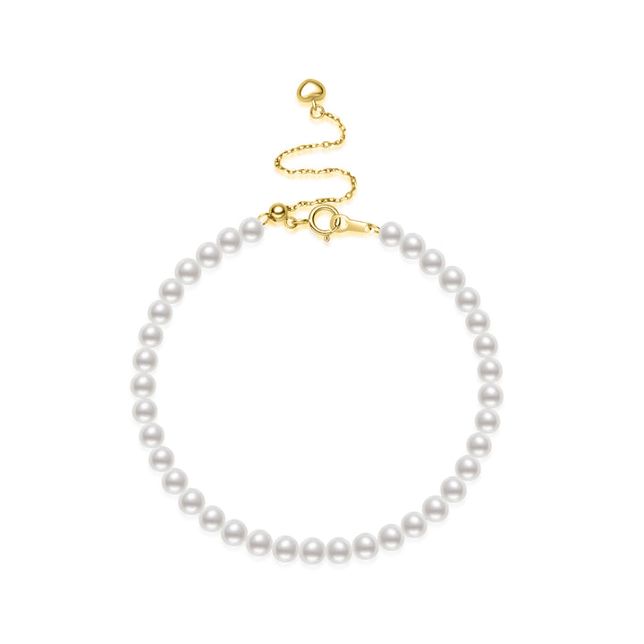 Bracelet en perles Akoya en or massif 18 carats KB00071