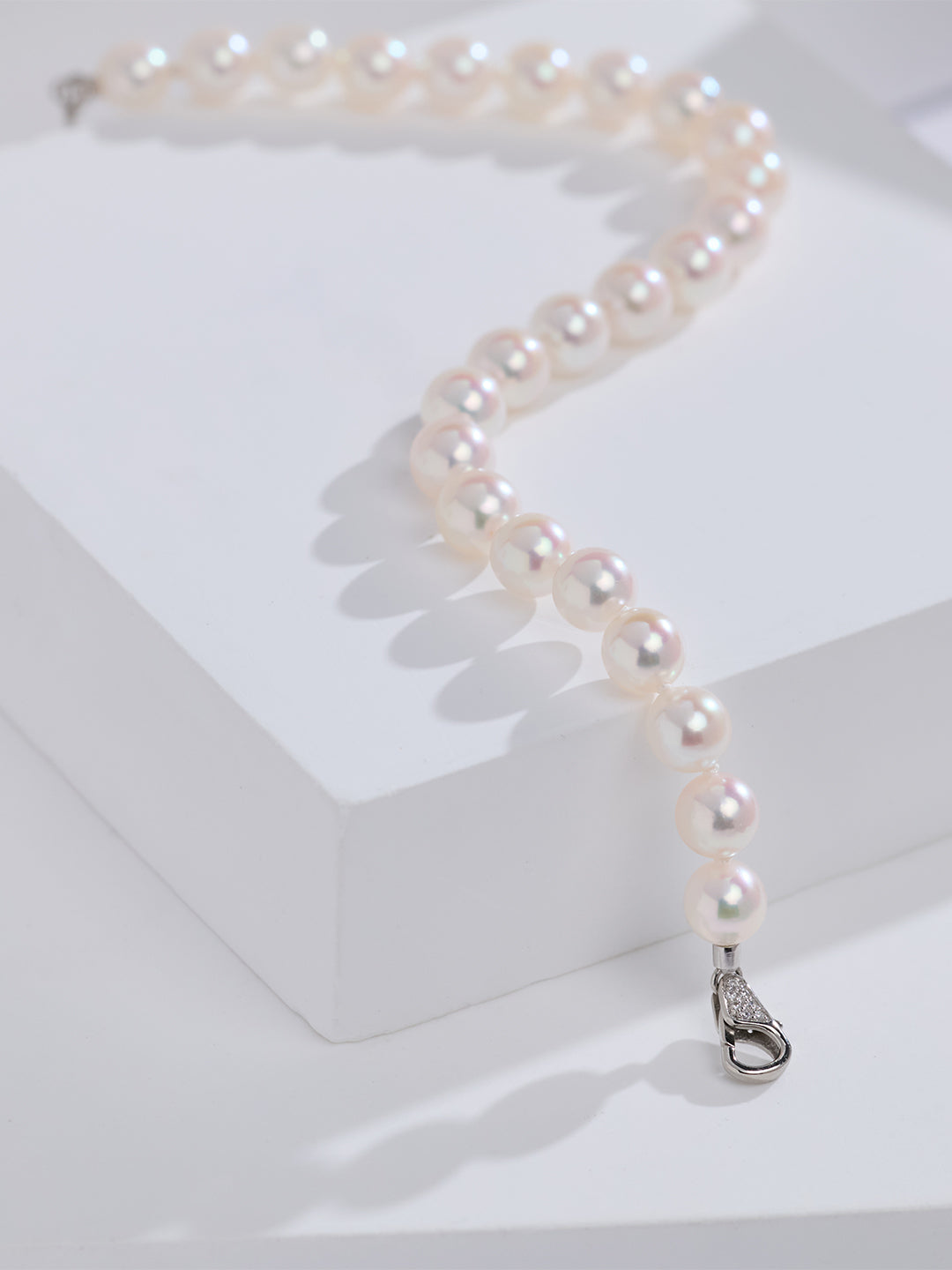 Bracciale di perle Akoya con diamanti 18K Top Lustre KB00079