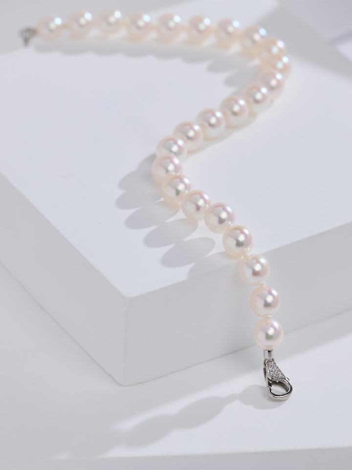Bracciale di perle Akoya con diamanti 18K Top Lustre KB00079