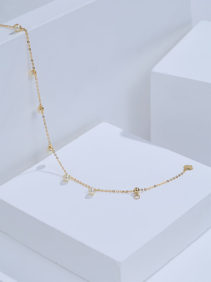 Top Grade 18K Gold Akoya Pearl Bracelet KB00083