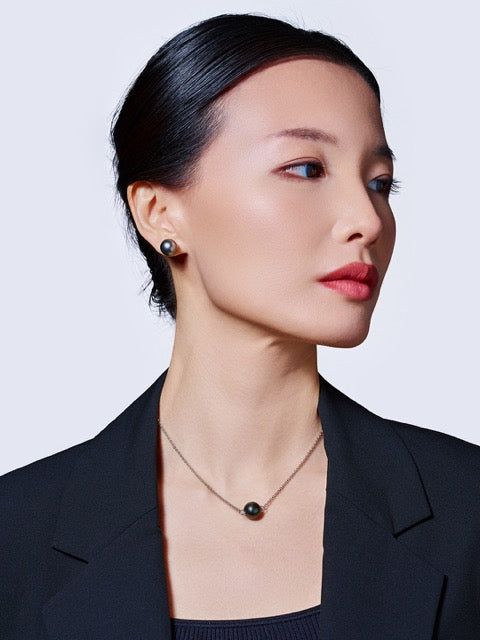 Collier de perles de Tahiti 18 carats KN00130