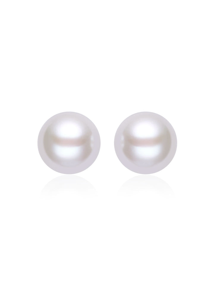 Pendientes de perla Edison de primera calidad 18K KE00020