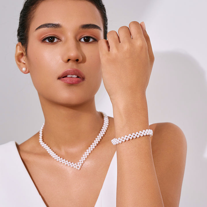 優雅淡水珍珠項鍊 WN00839