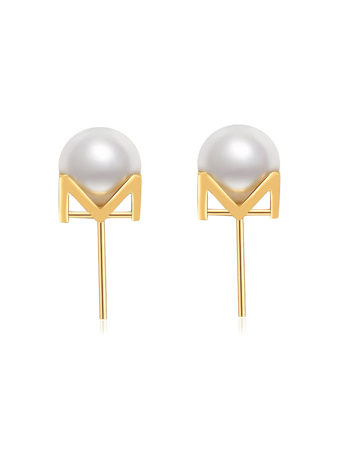 18K纯金南洋珍珠耳环 KE00032