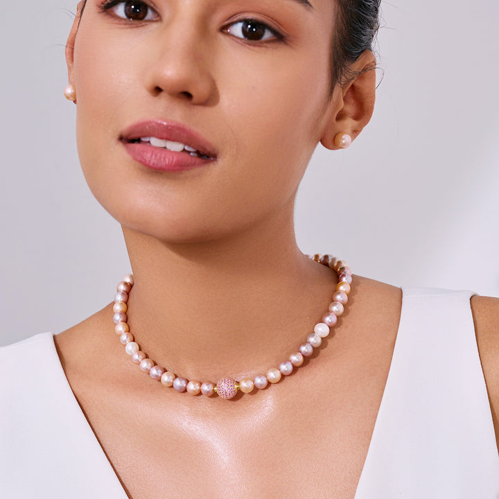 Rantai Mutiara Air Tawar Top Lustre Candy WN00857