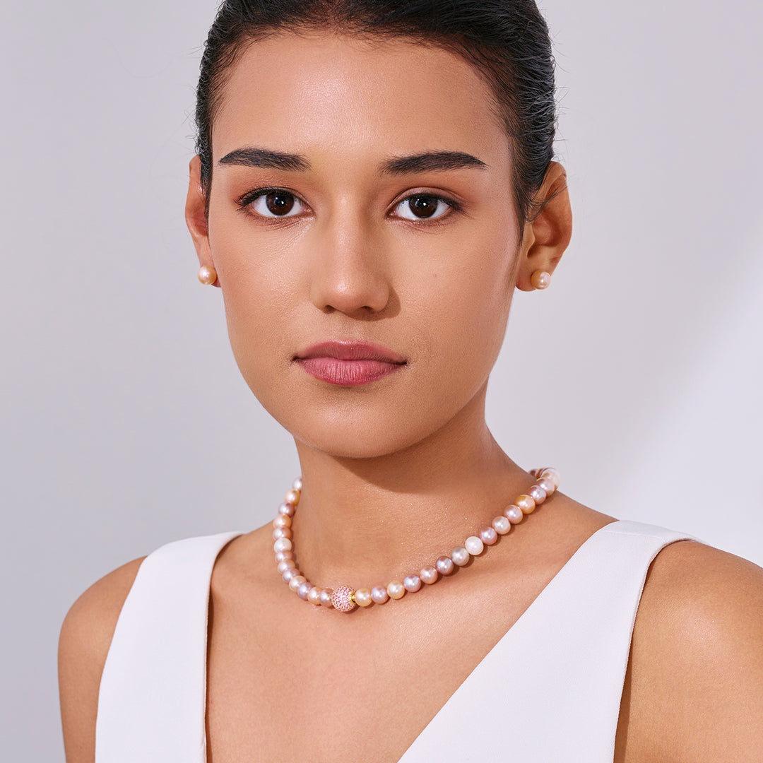 Rantai Mutiara Air Tawar Top Lustre Candy WN00857