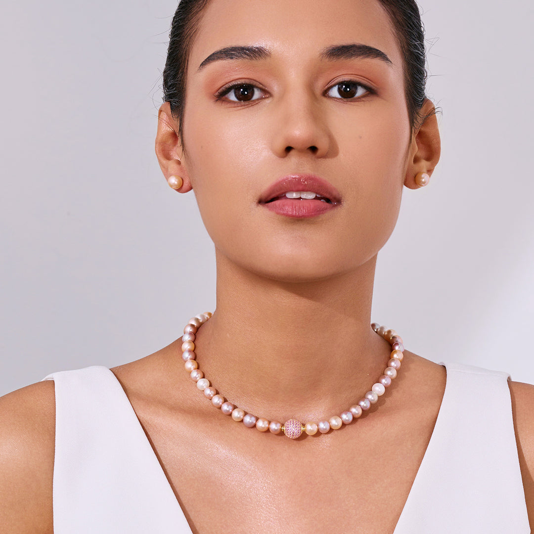 Rantai Mutiara Air Tawar Top Lustre Candy WN00857