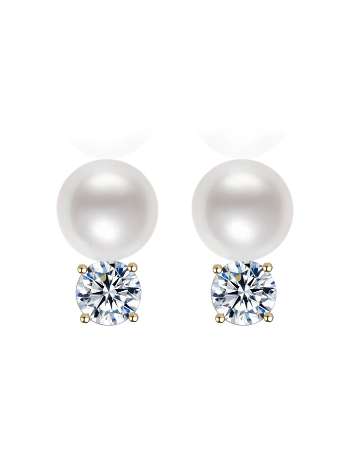 Orecchini con perle Akoya Hanadama in oro 18 carati KE00100