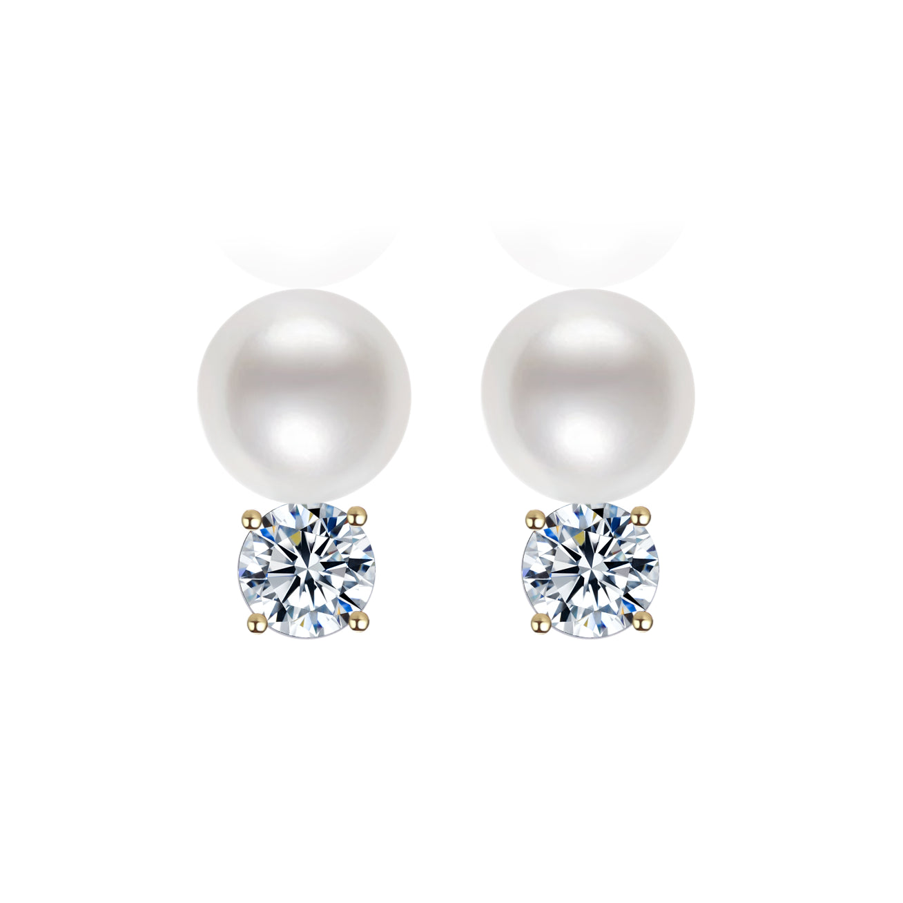 Hanadama akoya deals pearl stud earrings