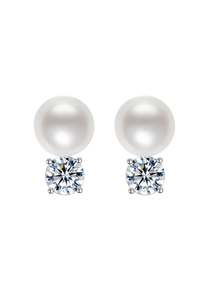 18K Gold Akoya Hanadama Pearl Earrings KE00101