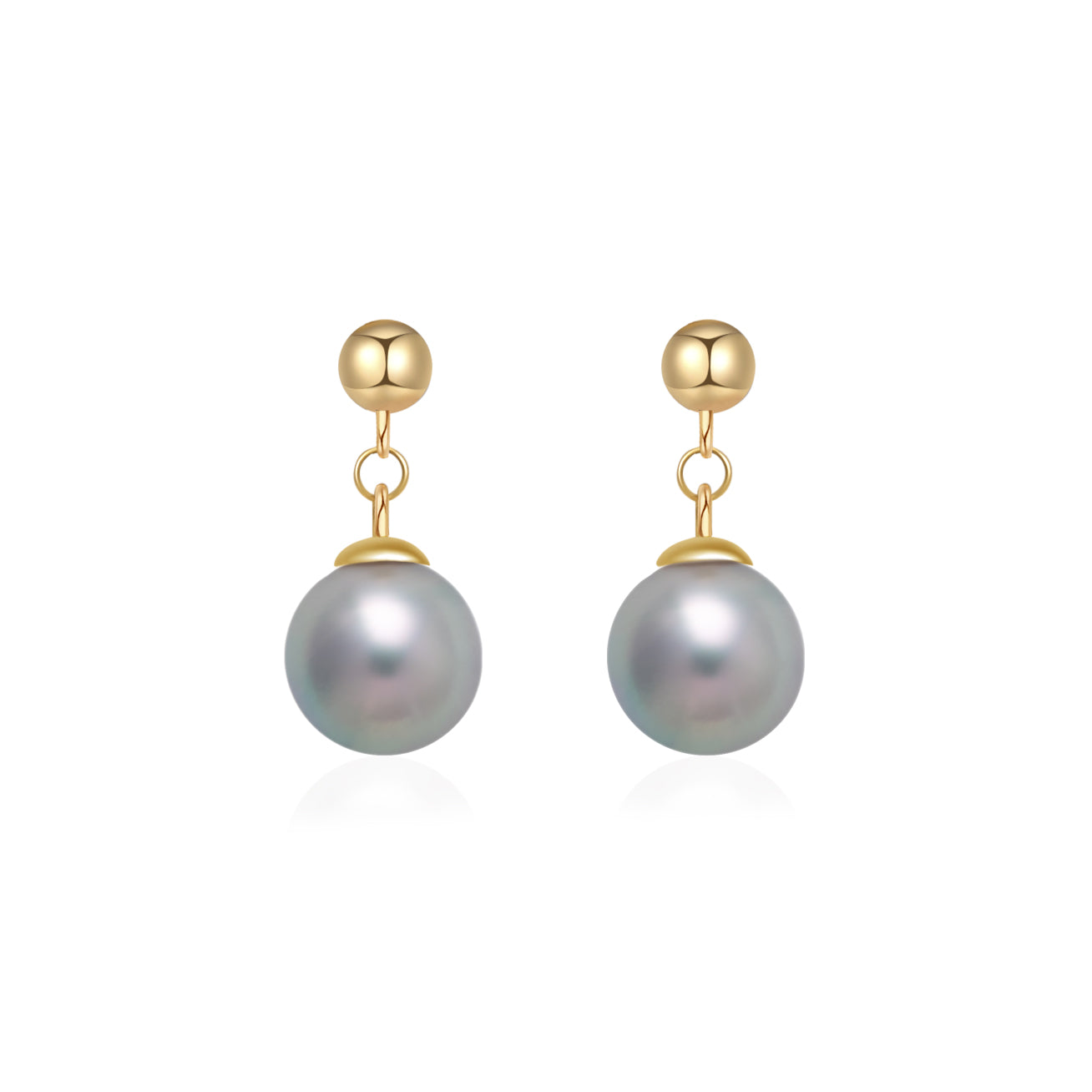 Double sided pearl on sale earrings