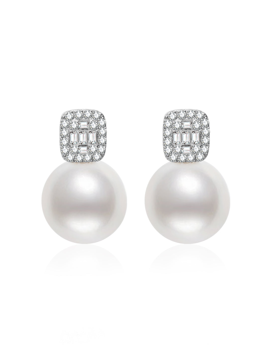 18K純金花珠あこや真珠ピアス KE00223