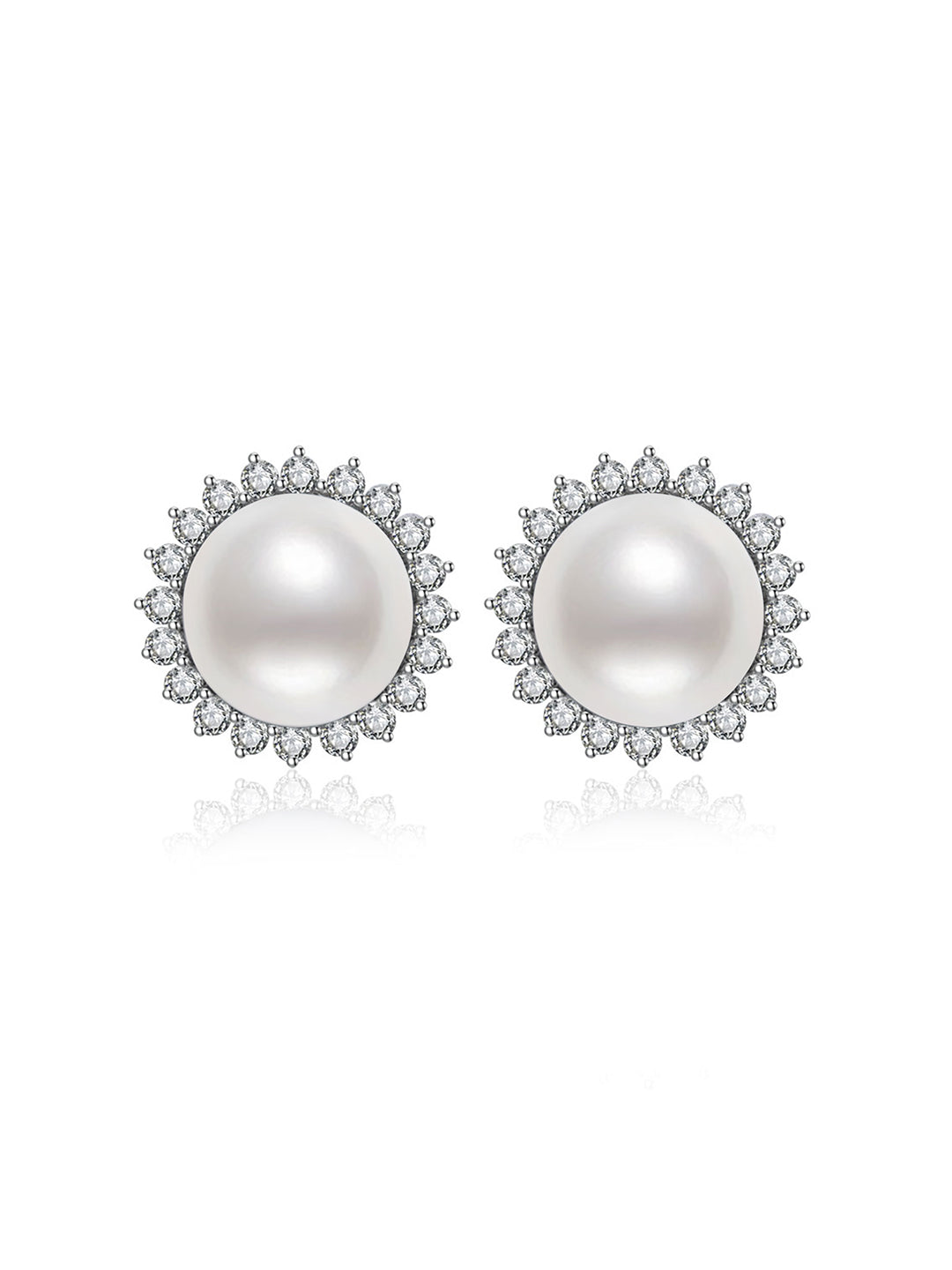 18K金花珠Akoya珍珠耳環 KE00241