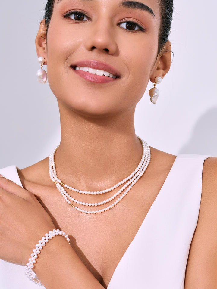Collana con perla d&