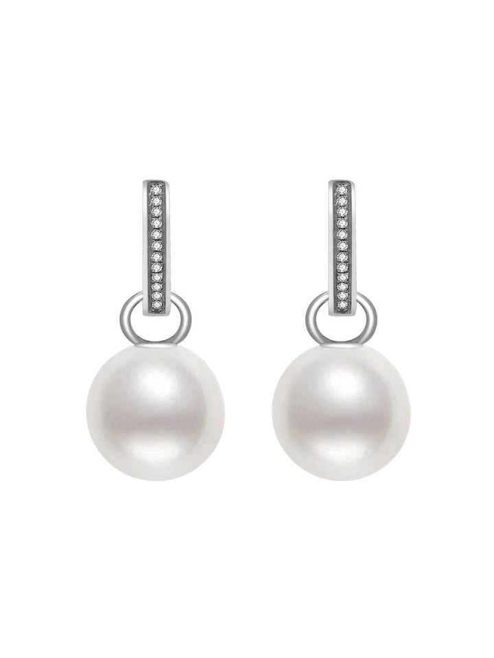 18K纯金爱迪生珍珠耳环 KE00256