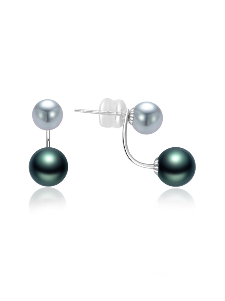 18K 大溪地與馬達馬珍珠耳環 KE00295 | HARMONY
