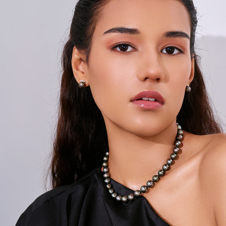 Collier en or massif 18 carats Aurora PAON Perle de Tahiti KN00100