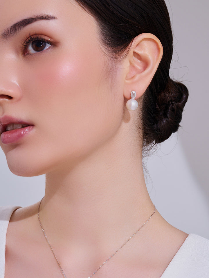 頂級愛迪生珍珠耳環 KE00300