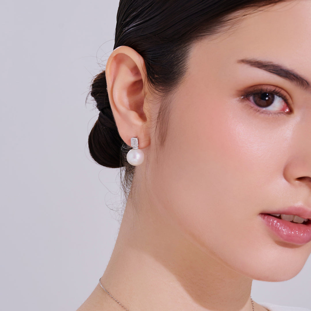 頂級愛迪生珍珠耳環 KE00300