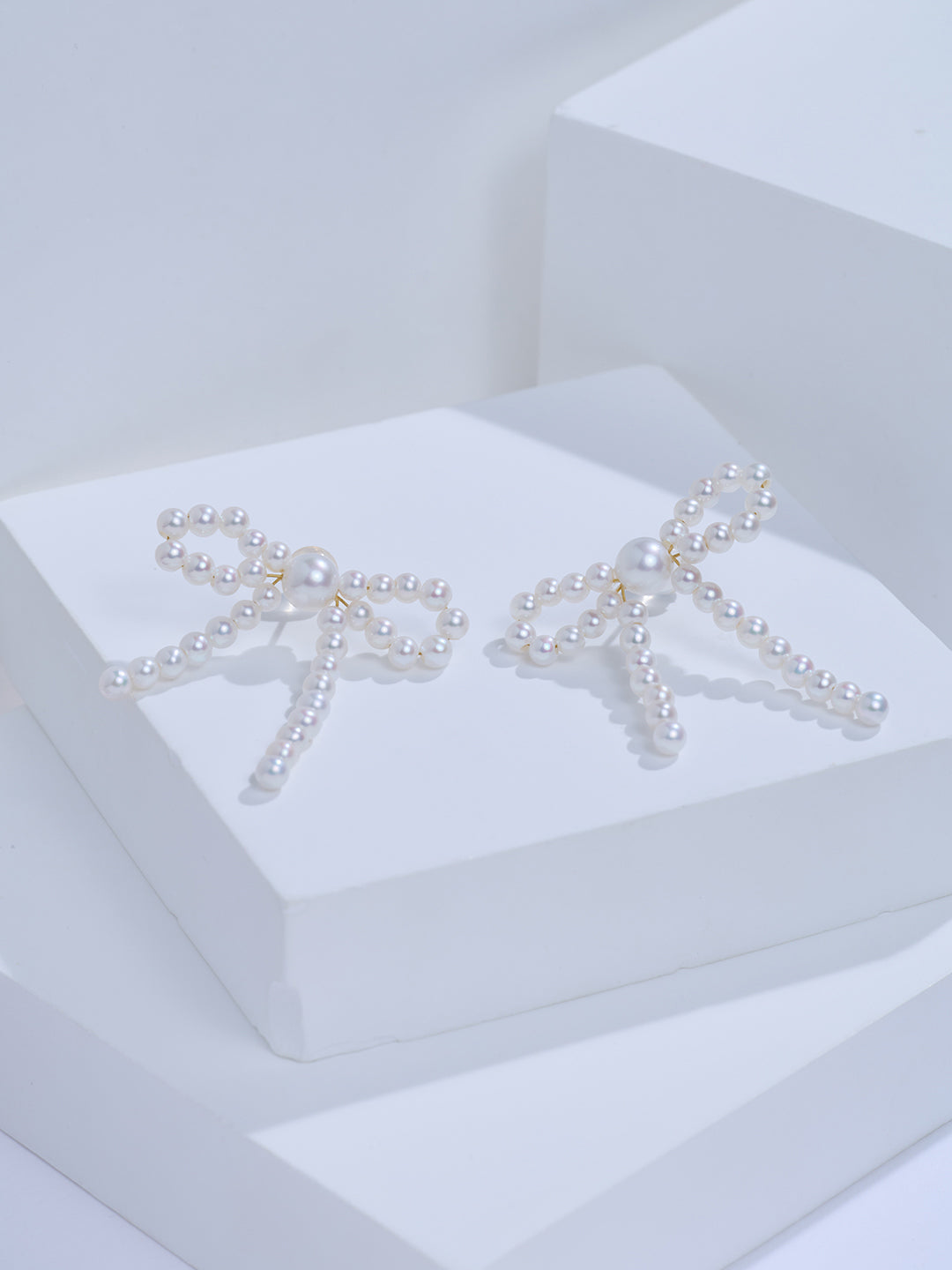 Top Grade 18K Freshwater Pearl Earrings KE00326 | RIBBON