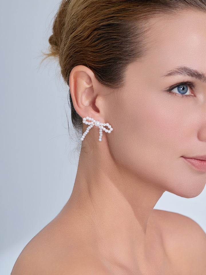 Orecchini con perle d&