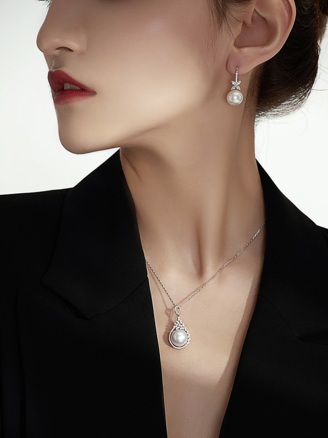 최고급 18k 골드 에디슨 진주 목걸이 KN00003