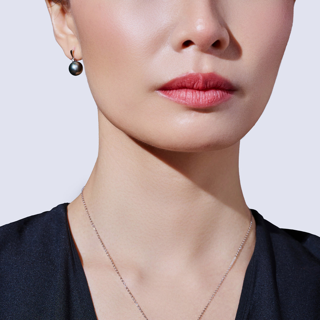 Kalung Mutiara Tahitian Air Masin Emas Pepejal 18K KN00017