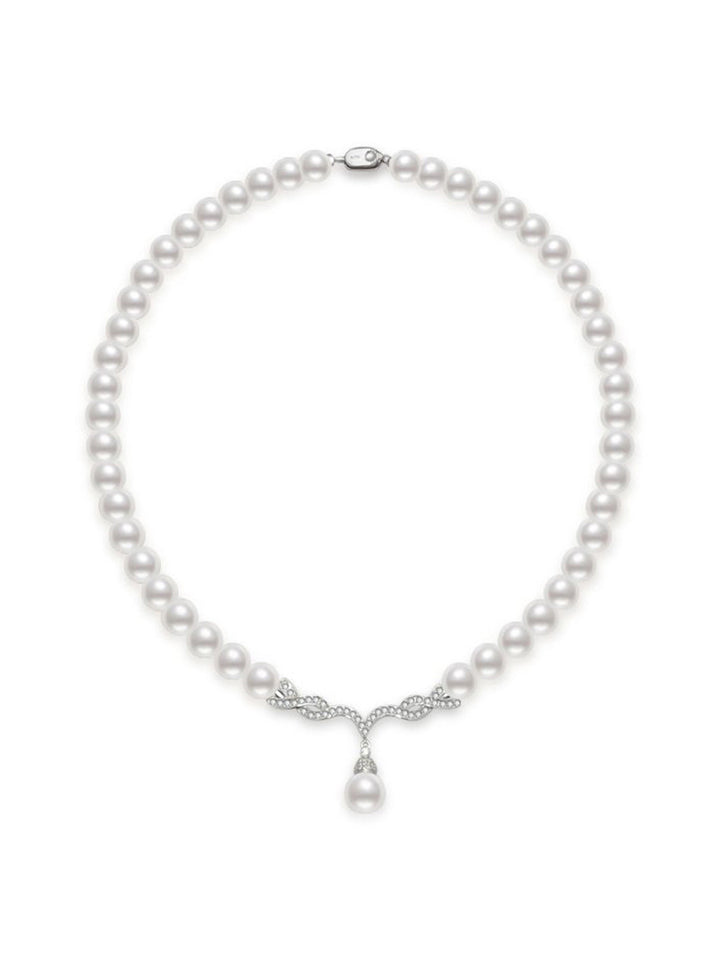 18K 純金淡水珍珠項鍊 KN00021