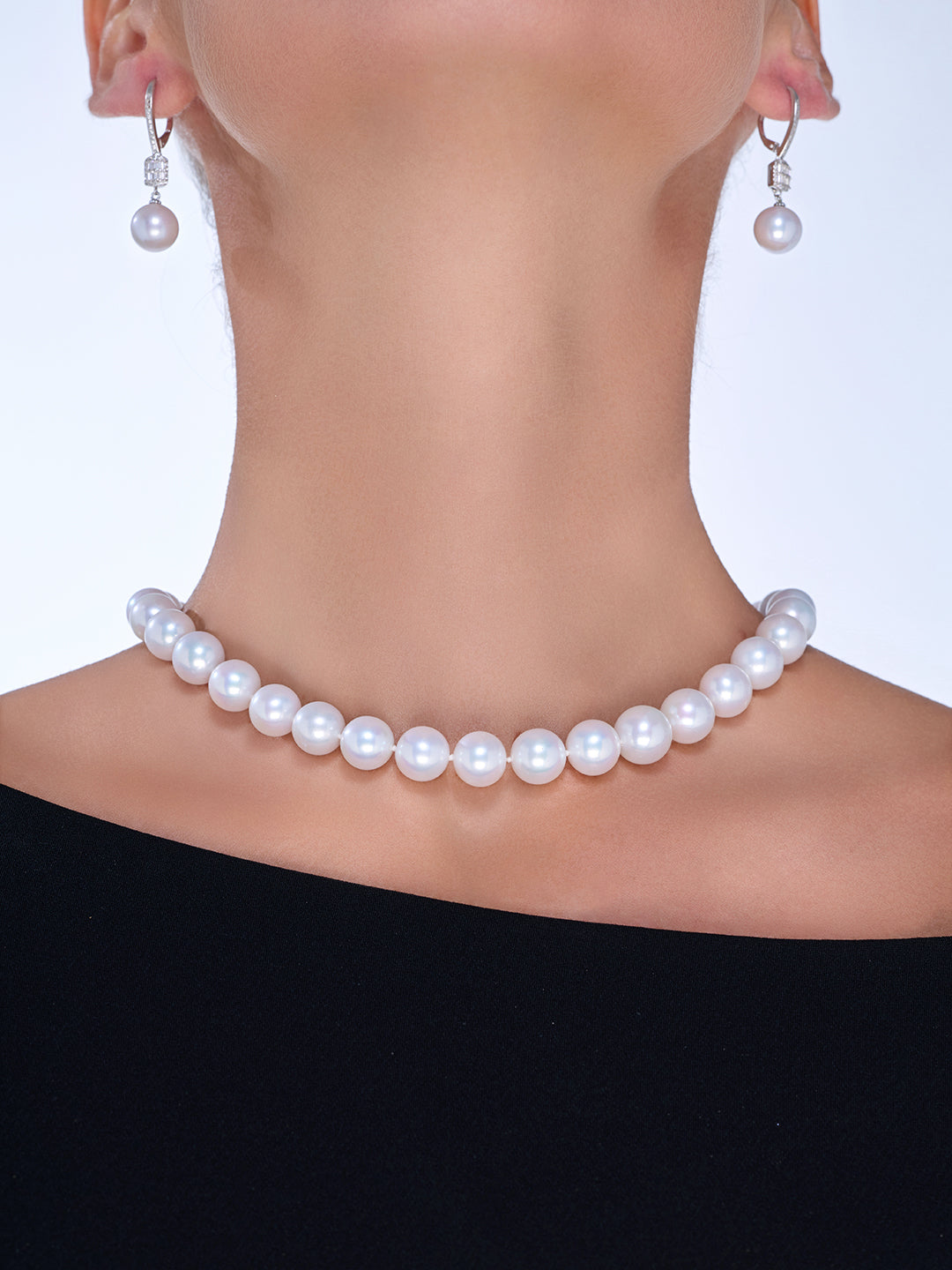 Collana con perla Edison in oro 18k KN00043